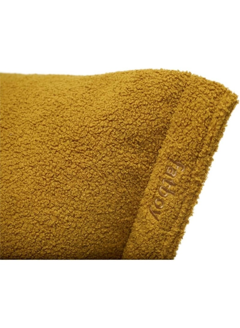 Fatboy Bonbaron Sherpa Lounge Chair – Ultra-Soft & Adjustable Cozy Seat | Indoor Relaxation with Backrest Adjustment | Plush & Stylish (Cider, 120x120x75 cm) - Image 5